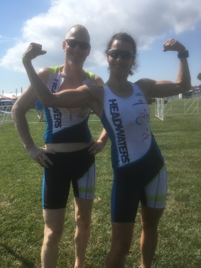 Check out these biceps :-) Before scouting the race course with Craig Peterson (photo: Lisa Peterson)
